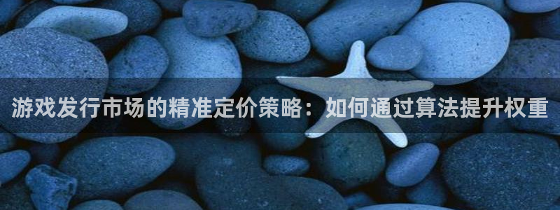 pp电子官网注册地址：游戏发行市场的精准定价策略：如何通过算法提升权重